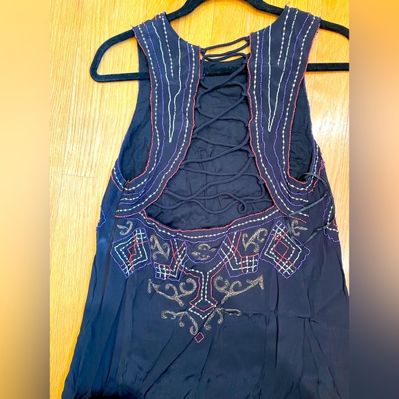 Size 6 free people beaded dress - Picture 2 of 2